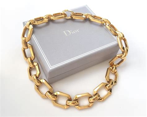 chrstan dior necklace vintage|genuine christian dior necklace.